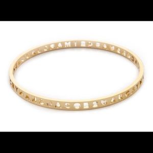 Marc by Marc Jacobs gold monogram bracelet